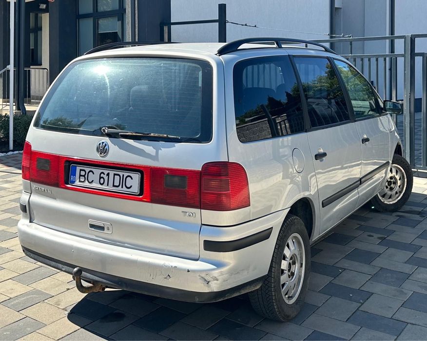 VW Sharan 7 locuri -1.9tdi - itp 2026 - carlig+priza