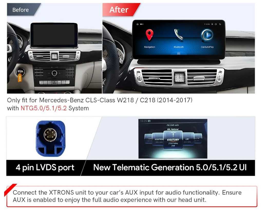 андроид мониторы XTRONS для Mercedes