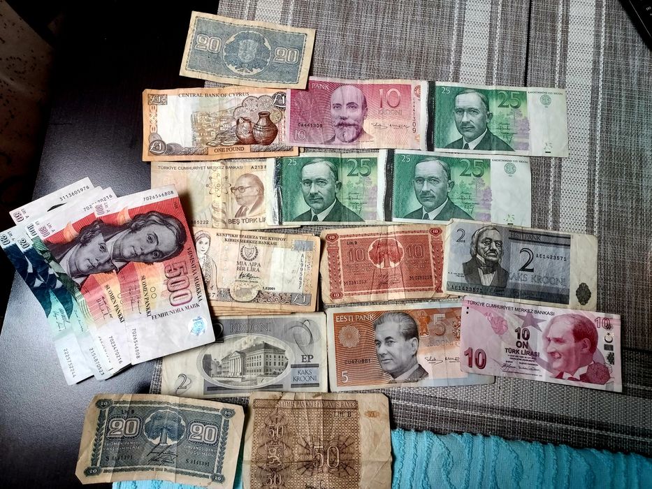 Bancnote Colectie 500 Markka Finlanda