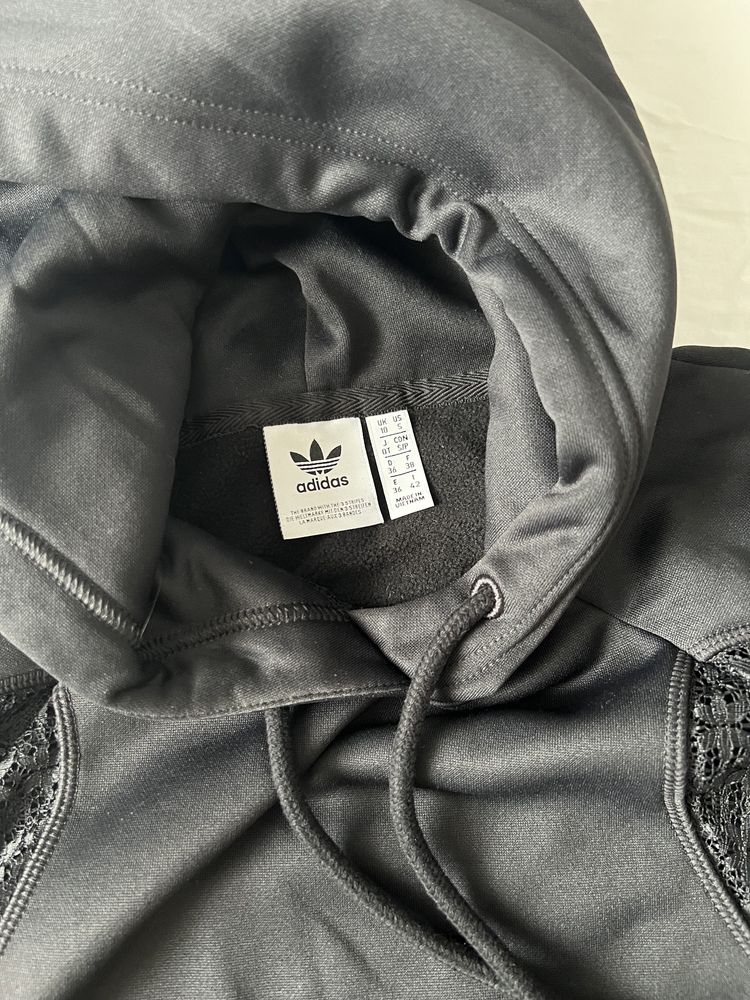 Hanorac oversized Adidas Originals negru