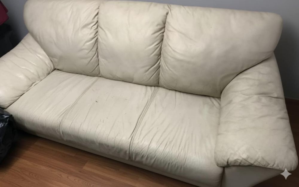 Холна гарнитура- естествена кожа