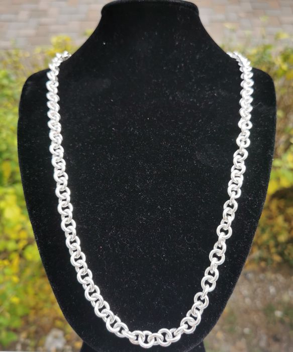 Lant masiv din argint 925 zale rotunde