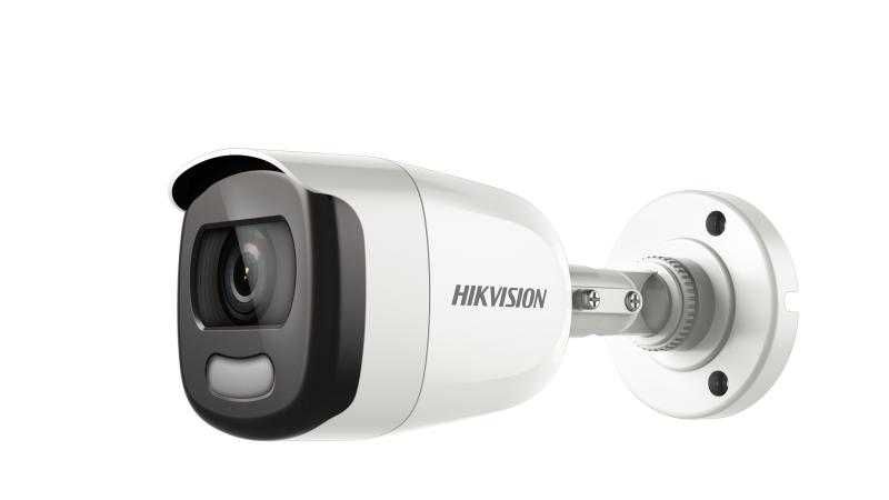 6в1 TVI AHD CVI Hikvision ColorVu Микрофон Камера с Цветен Образ Нощем