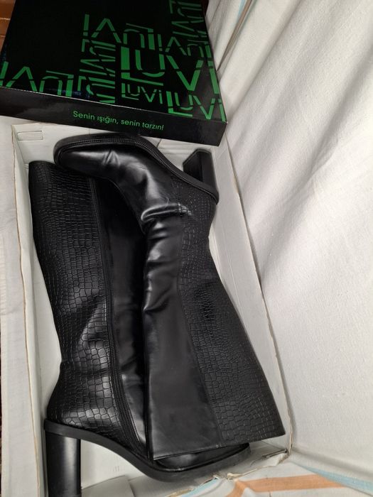 Женские высокие сапоги "Luvi", б/у, 39 размер