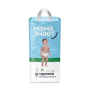 Продам памперс Мама знает размер 6
