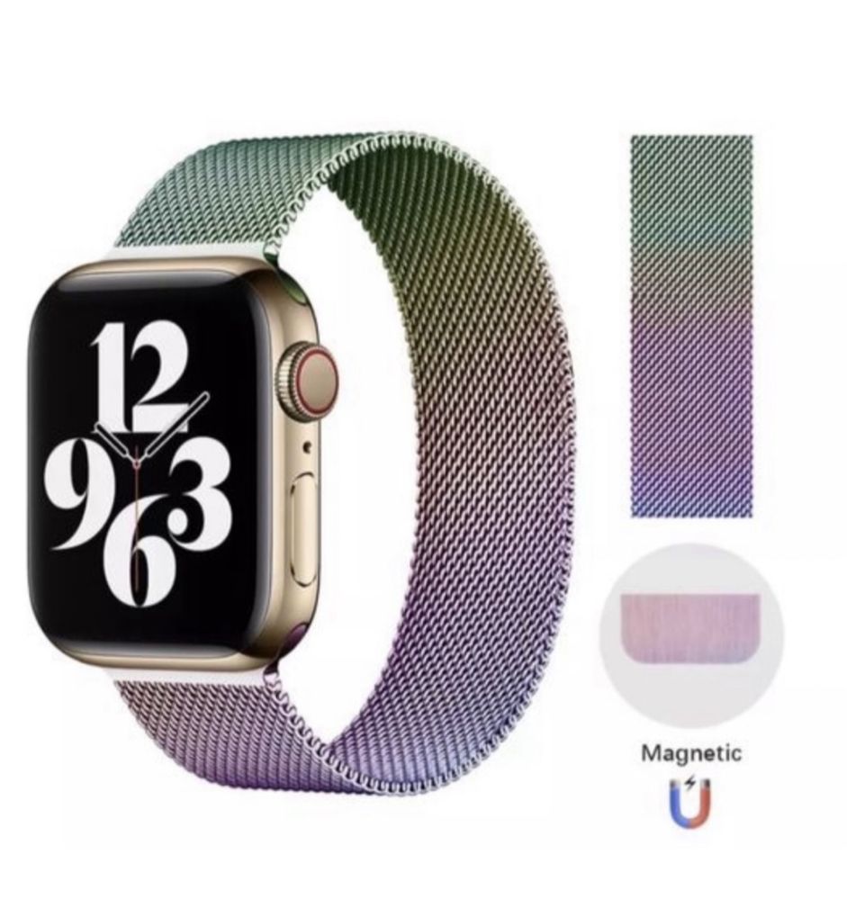 Curea Bumper Husa Bratara Steel Compatibila Ceas Apple Watch Seria 1-9