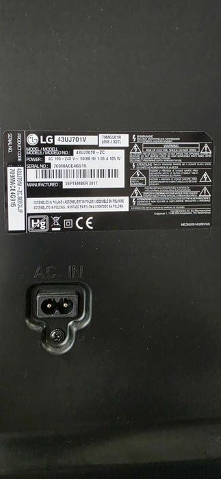 Televizor LG 43UJ701V