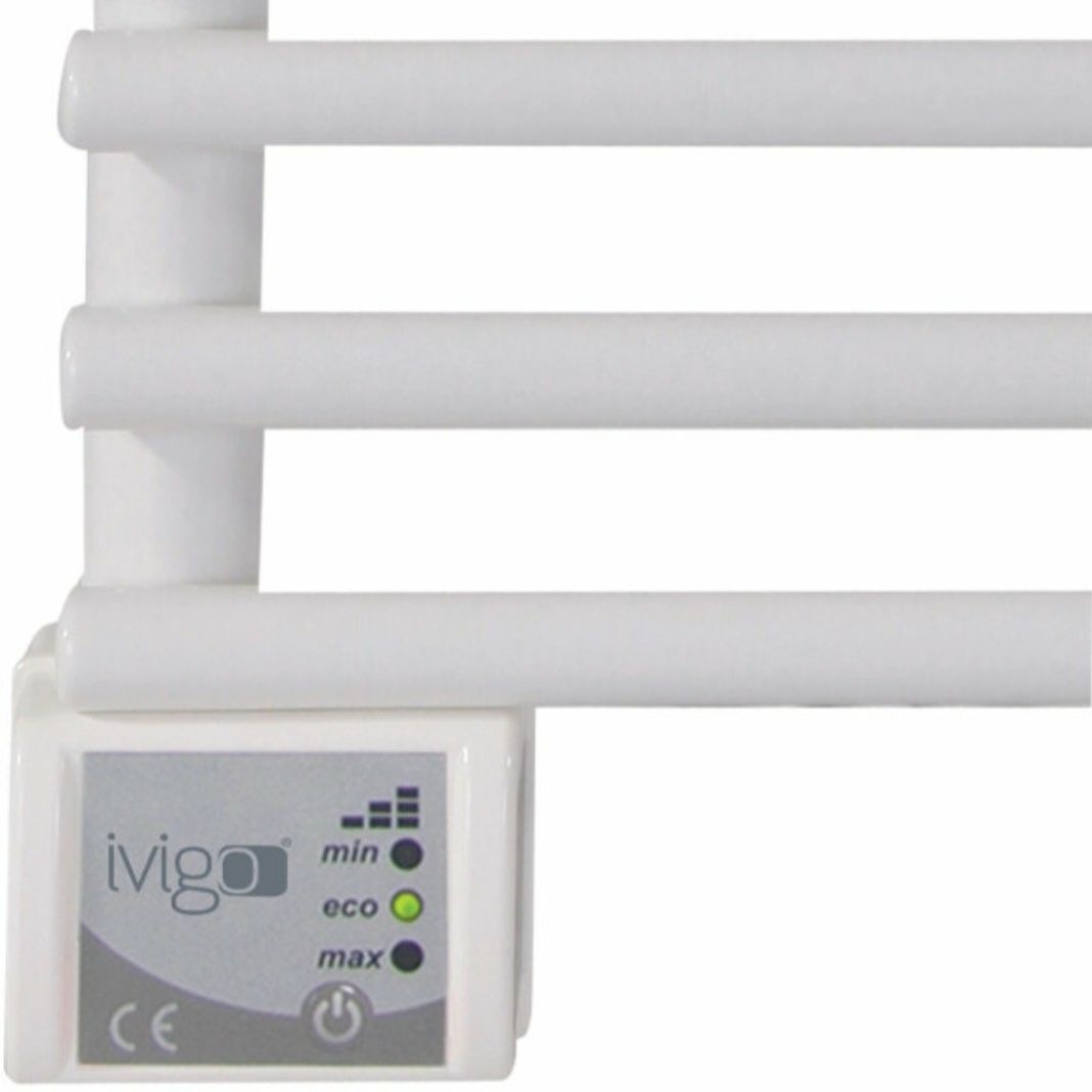 Електрическа Лира за баня с термофлуид и термостат Ivigo Digital EHR 5