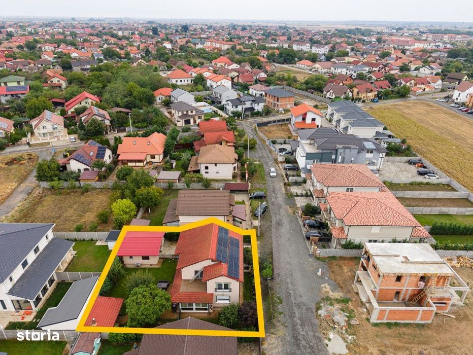 Casa mare 5 camere+casa mica, panouri, curte amenajata – Giroc. Comi