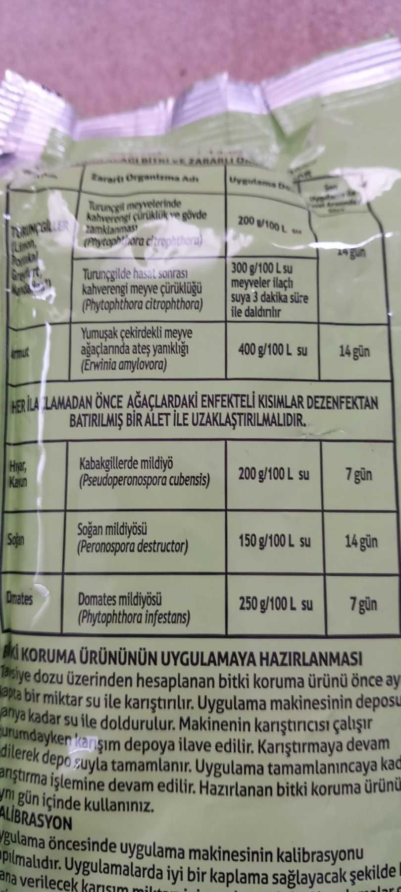 Verita ,,препарат за болест  по Картофена мана