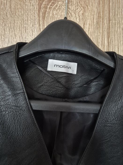 Кожено сако Motivi, палто Sinsay с вълна