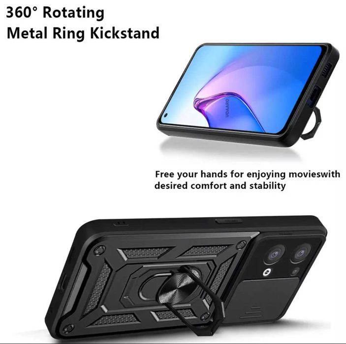 Husa hybrid Armor cu inel pentru Oppo Reno 8 5G , Reno 8 Pro