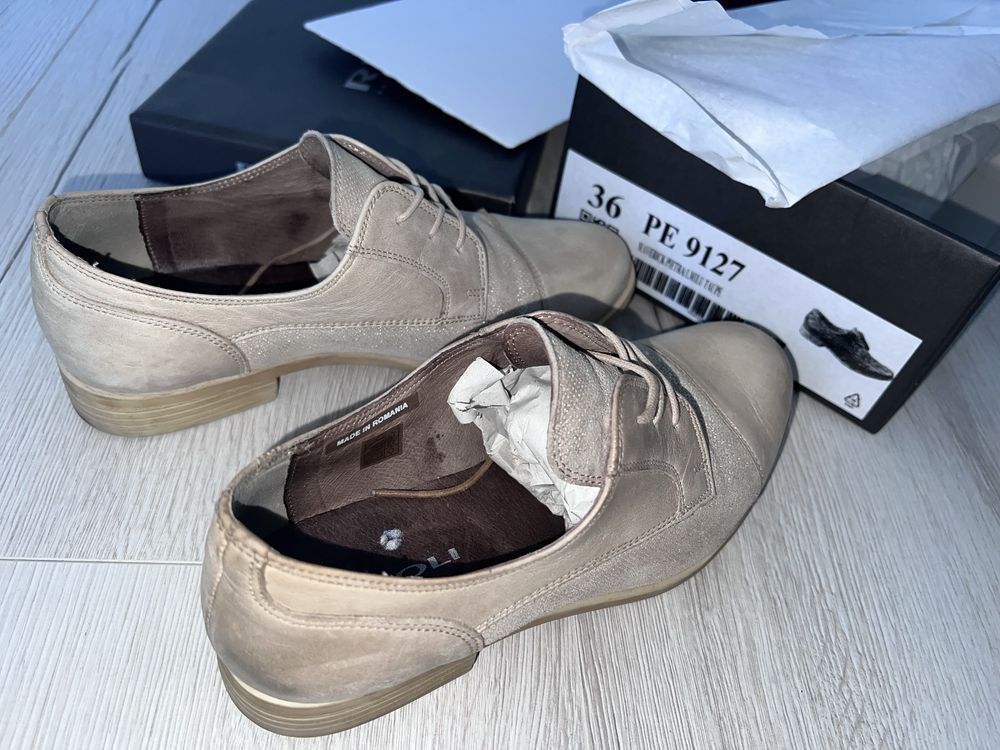Pantofi office din piele Rizzoli