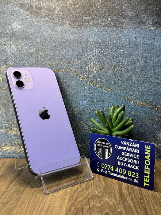 Iphone 12/64gb/2 ani Garantie Centrul de Telefoane/rate
