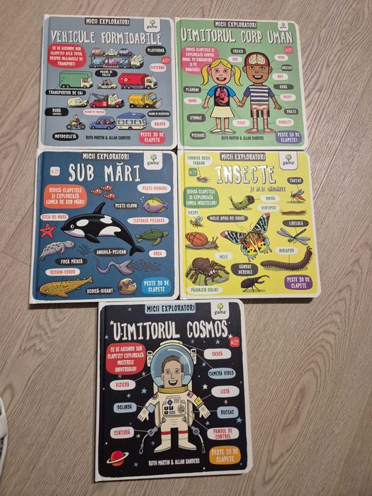 Set 5 carti Editura Gama - Micii Exploratori