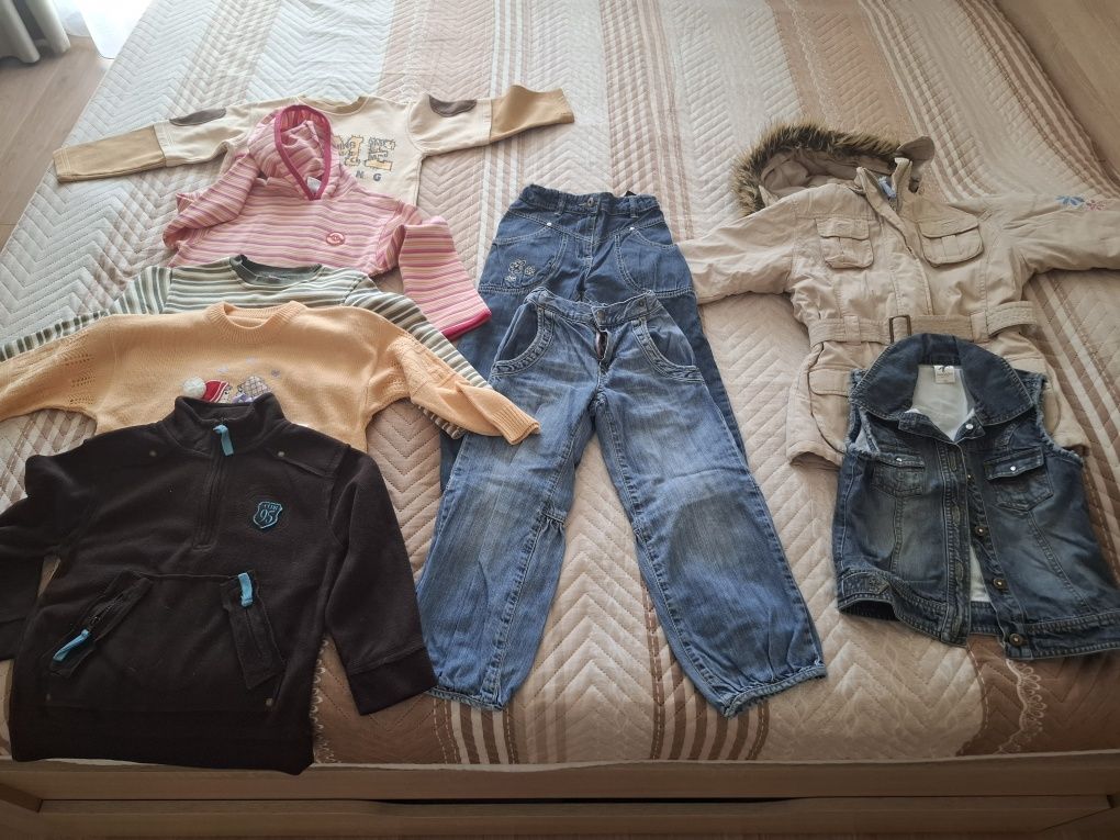 Зимни детски дрехи за момиче 4-5 години