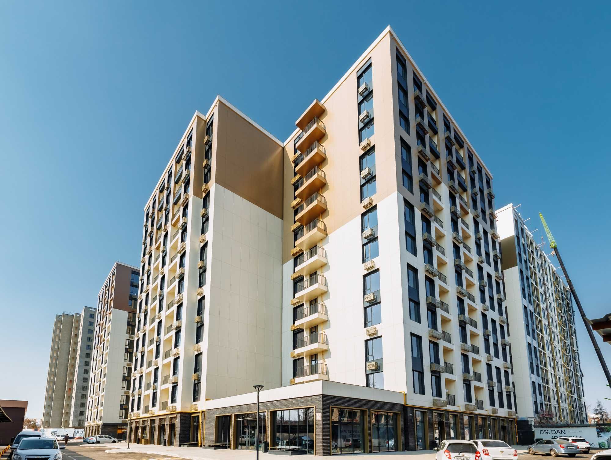 ЖК NRG JOMIY 1-К комнатная 43.34 м² на Улице Уста Ширин