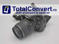 Aparat foto DSLR Nikon D5000 + obiectiv, Garantie 12 luni | #D74497