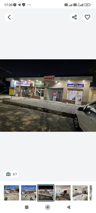 Аренда йул юзида 120квадрат