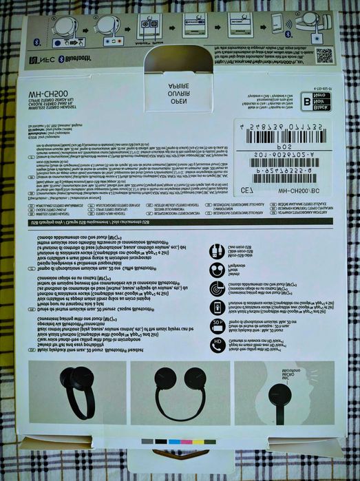 Vând căști audio bluetooth Sony WH-CH500.   In cutia originala, noi.