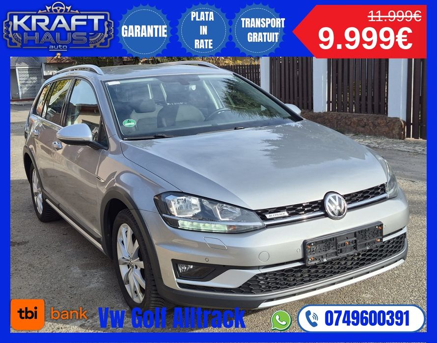 Volkswagen Golf VII 2.0 TDI BMT Alltrack DSG 4Motion rate fara avans
