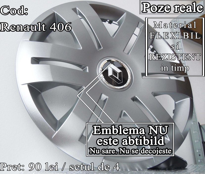 Capace roti 16 Renault – Livrare cu verificare