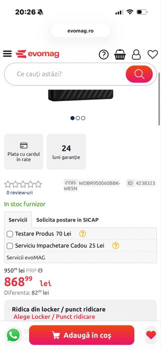 HDD Extern 6TB Western Digital My Passport