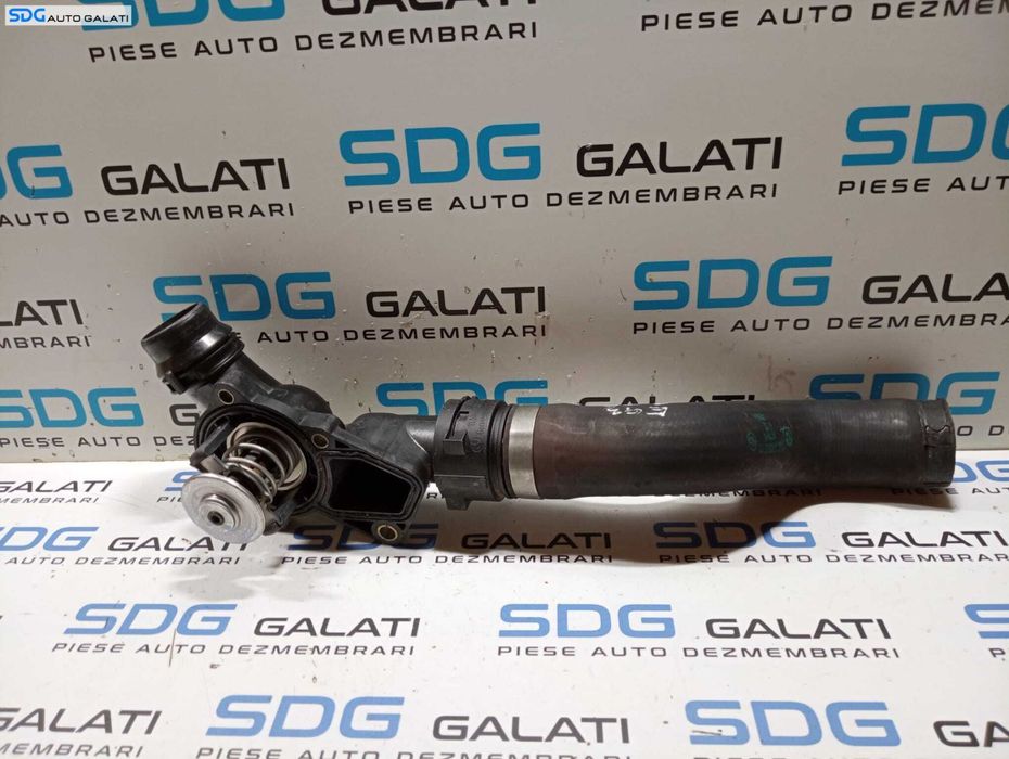 Corp Carcasa Suport Termostat Apa cu Furtun Conducta BMW Seria 5 E39 728 1995 - 2004 Cod 1436824 5482010 5447271 5385296 [M4805]