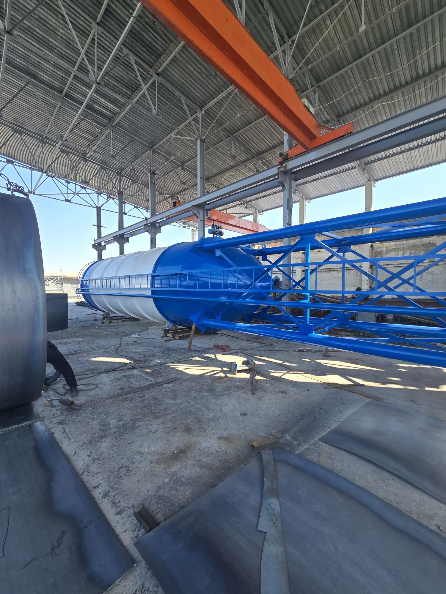 Sement bunker silos емкост резурвар силос бункер