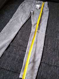 Нови сиви скинни дамски дънки на Орсей размер м 40 европейски