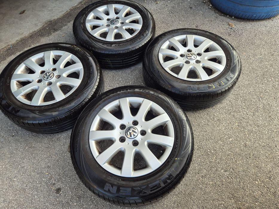 5х112/15 с гуми Фолксваген Ауди Шкода Сеат 5x112/15 VW Skoda Audi Seat