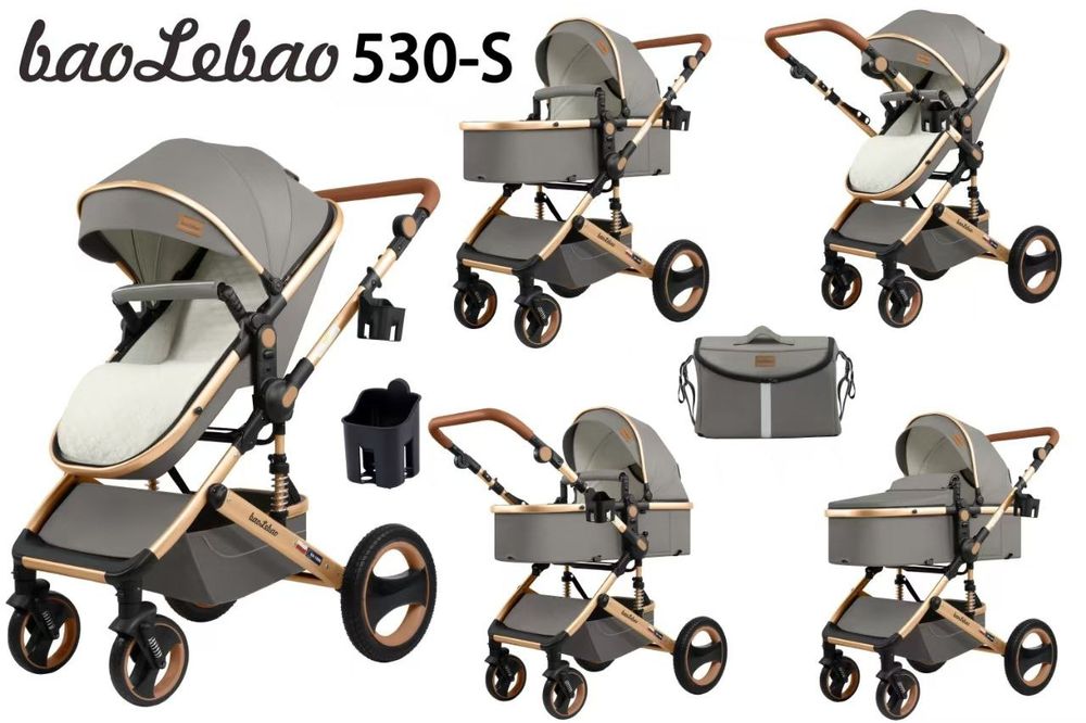 Коляска 2 в 1 BaoLebao 530-S