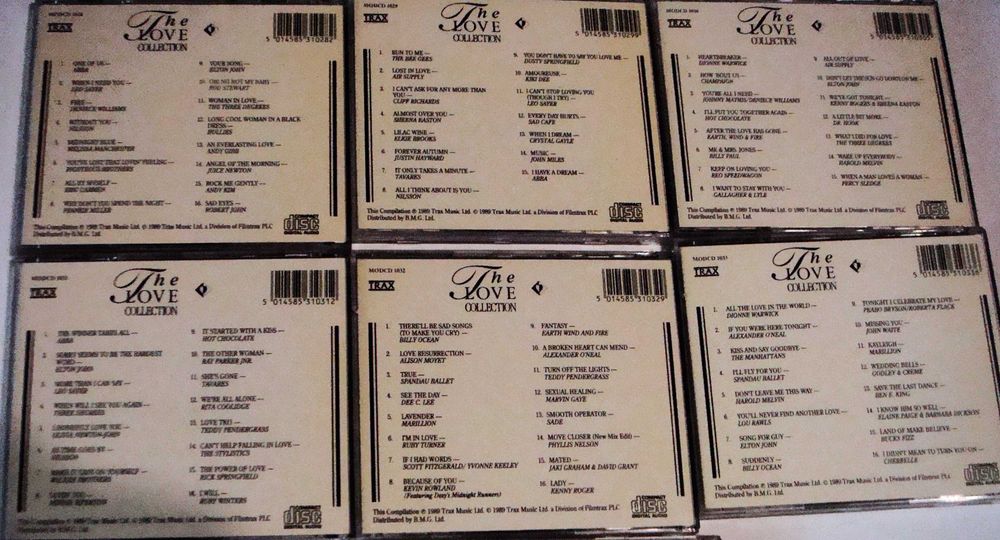 "The love collections"- шест компакт диска