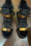 Giuseppe Zanotti Homme Double Gold Plate Sneakers