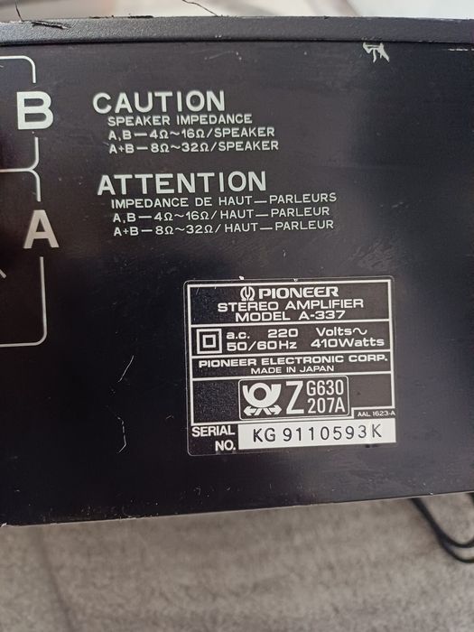 amplificator  Pioneer A-337