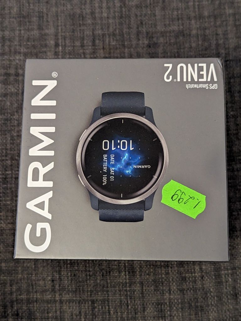 Ceas smart sport Garmin Venu 2, pachet complet