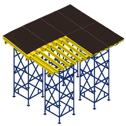 Стойка телескопическая, опалубка перекрытия, объёмная стойка.