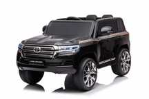 Masinuta electrica cu roti EVA scaun piele Toyota Landcruiser Police