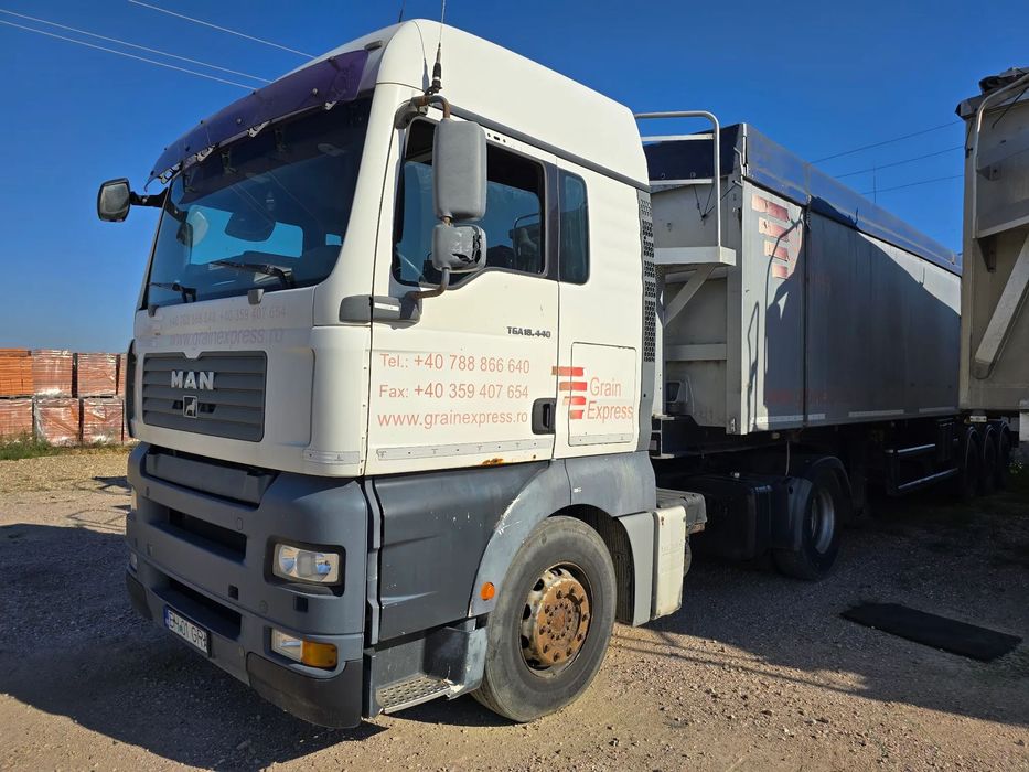 MAN TGA 18.440 4x2 BLS / Intarder /Basculare Gata de lucru. Echipat cu kit hidraulic de basculare.