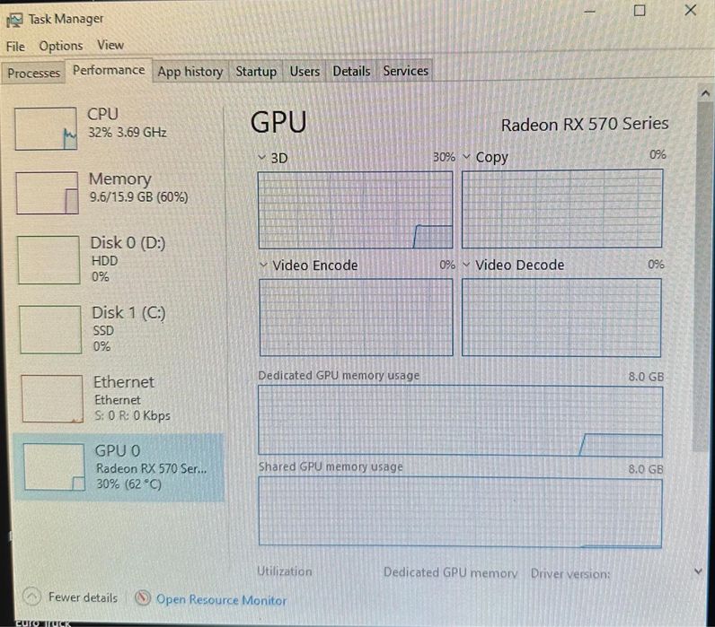 PC Gaming I7-4770, 16Gb Ram , Video 8GB Ram, RX 570, SSD 512+ 1TB HDD.