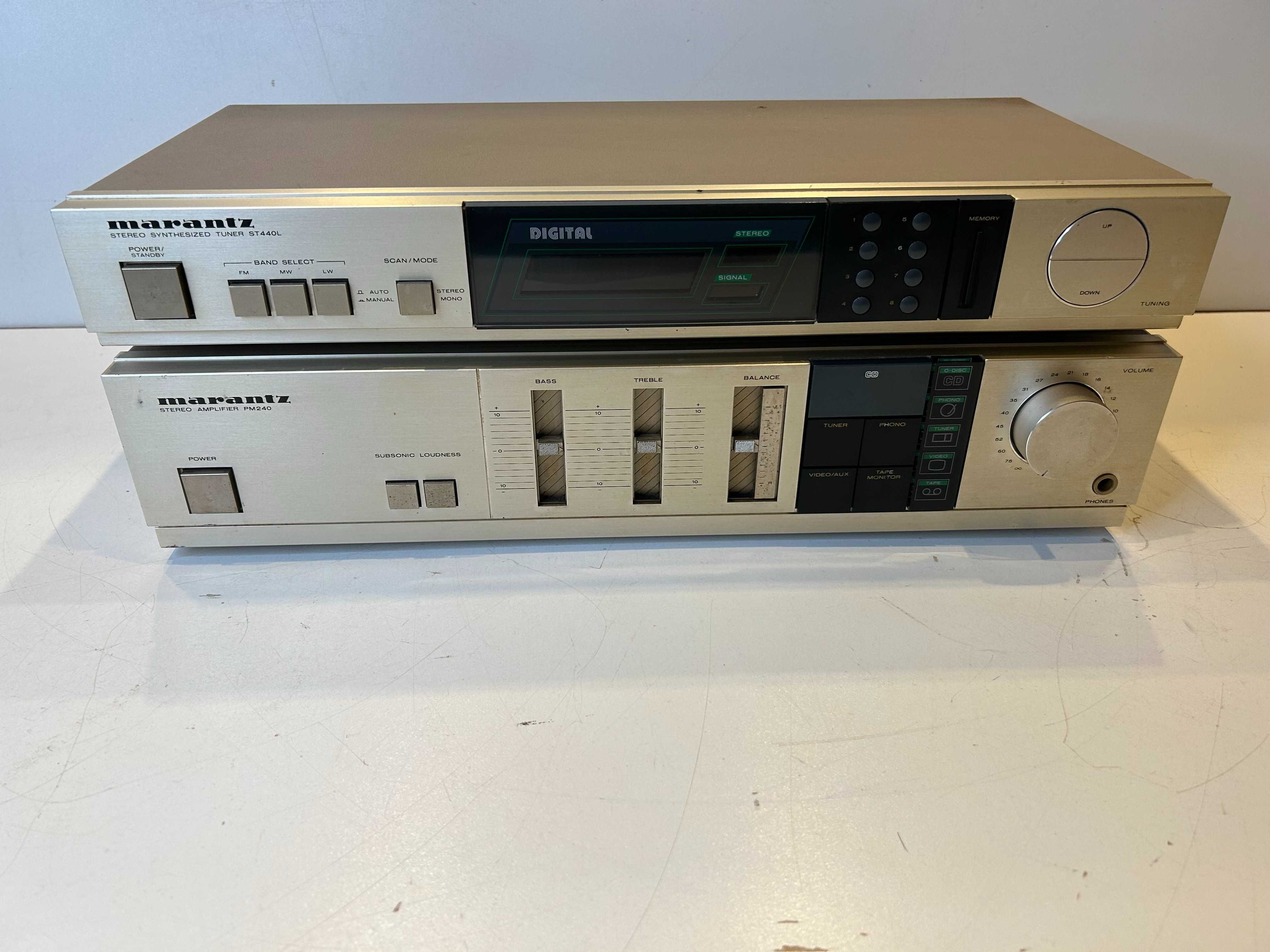 Vand amplificator Marantz PM240+tuner Marantz ST 440L Vintage