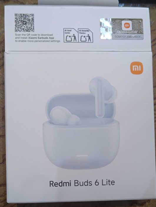 Безжични слушалки Redmi Buds 6 Lite с гаранционна карта