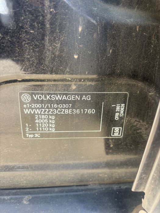 VW Passat 2,0 tdi *На части*