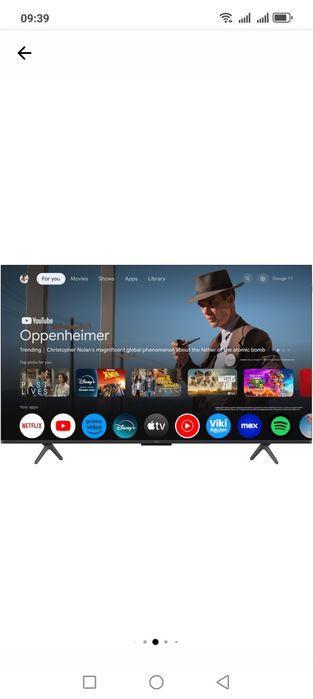 Televizor TCL MiniLed 50C6KS, 126 cm, Smart Google TV, 4K 5 ani garanț