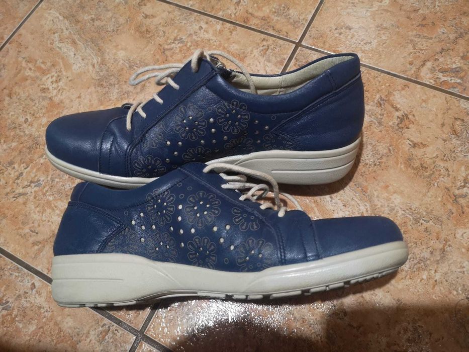 Pantofi  de piele cu siret, ALPINA, marimea 38