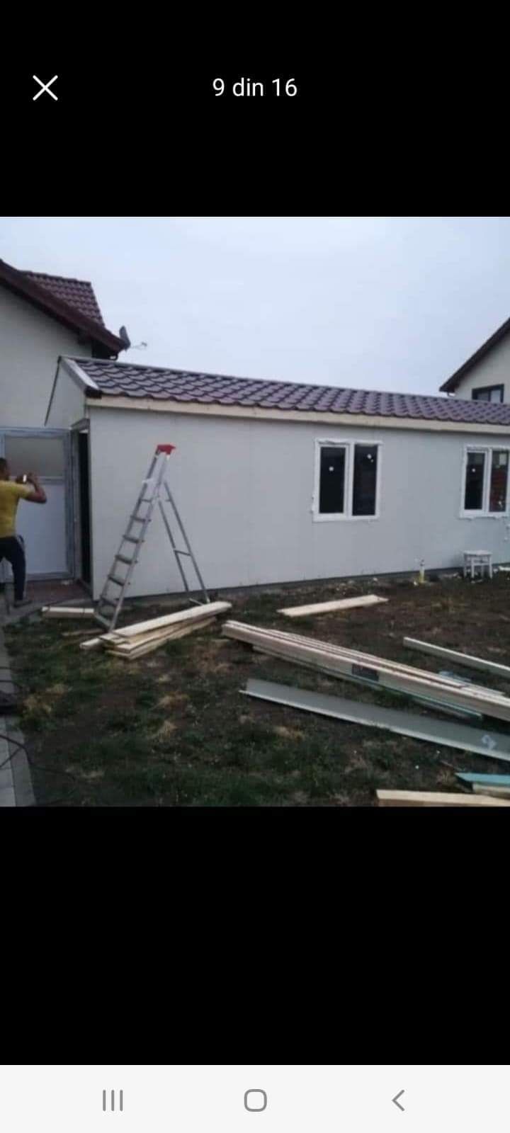 Case si containere modulare pe structură metalică rezistentă și inveli