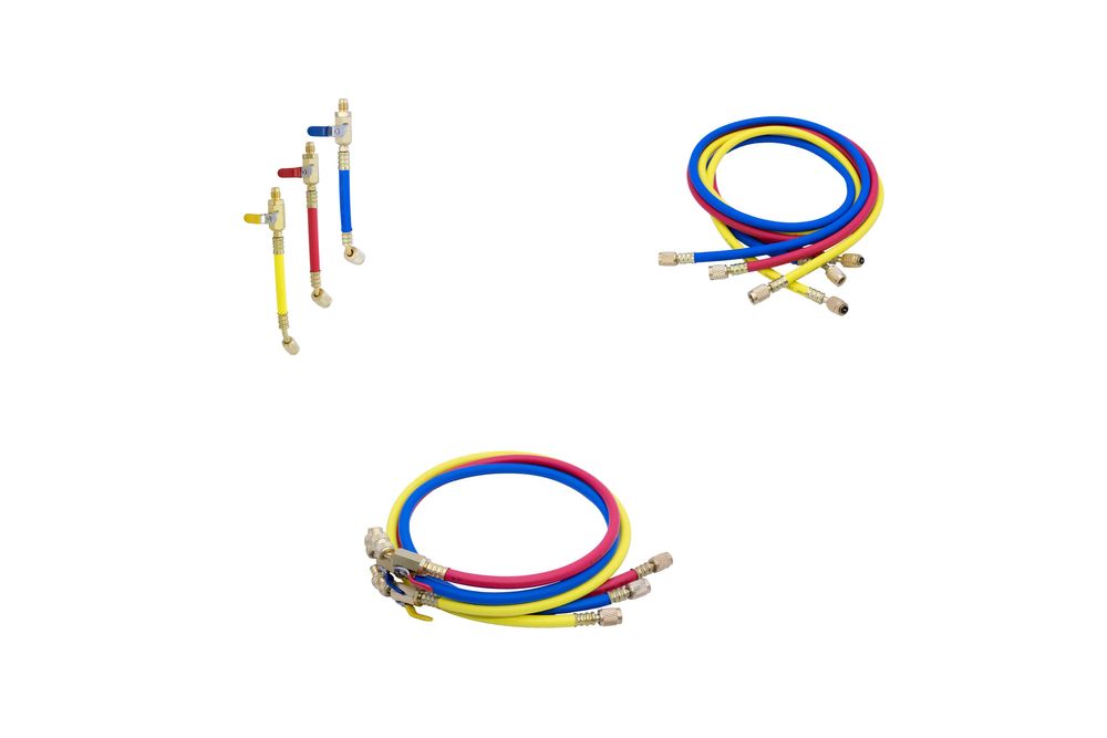 Furtun de încărcare sub presiune R410 cu supapă cu bilă