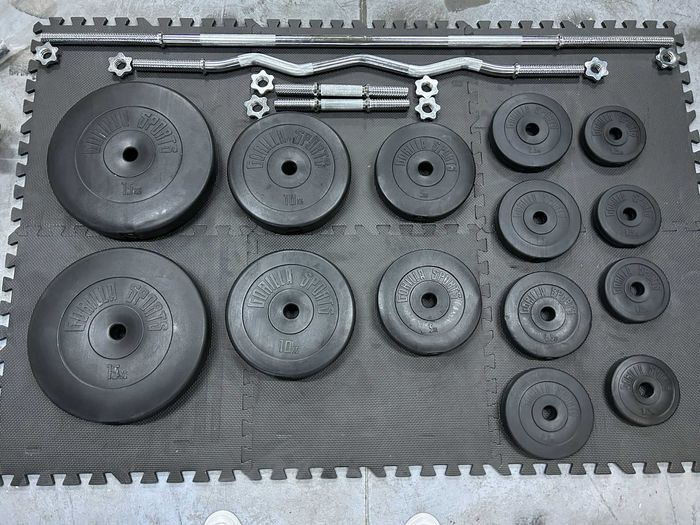 Set de fitness 100 kg - 30/31 mm