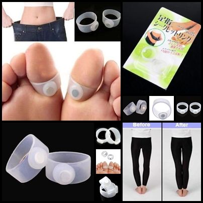 Set inele silicon magnet deget picior slabire slabit disparitie mont