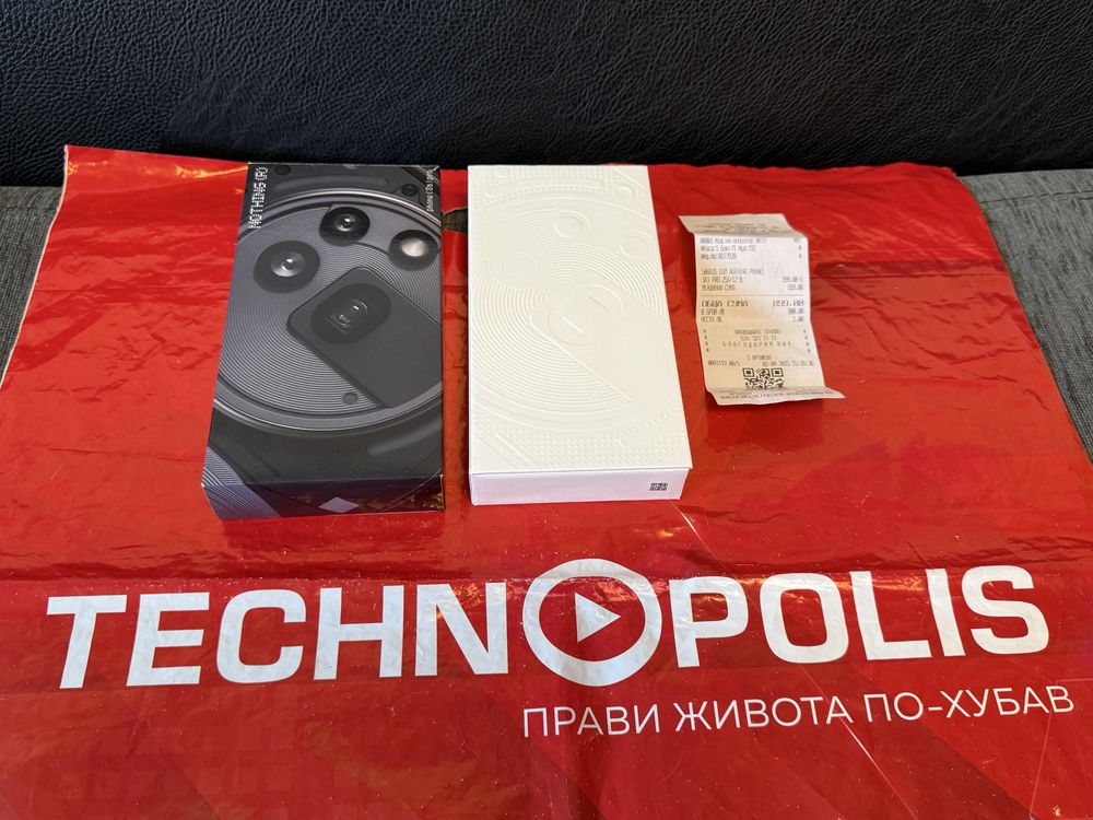 КАТО НОВ 256GB Nothing Phone 3A Pro 5G Technopolis Гаранция 2027 Black